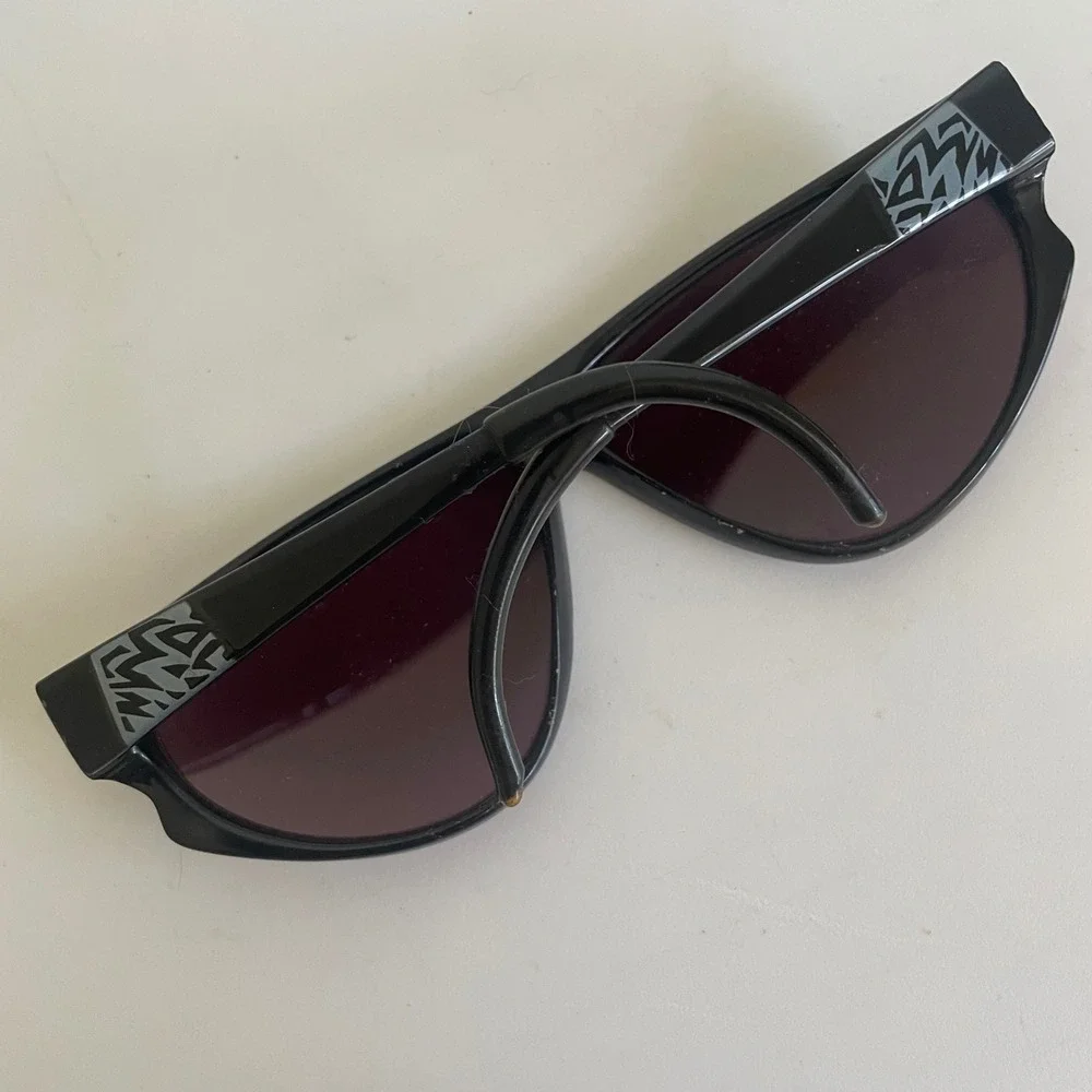 Vintage Glasses Frames Only Britalia Italia Made‎ Italy 234 C-3 Black 80s design